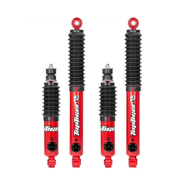 57mm Outer Shell Adjustable Gas Shock Absorber Untuk Isuzu Trooper Twin Tube Off Road